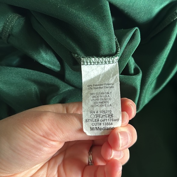 Emerald Green Formal Dress - Picture 4 of 4